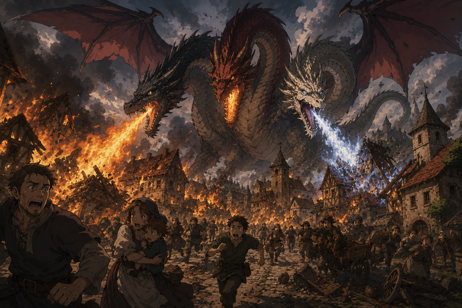 Arte de fantasia medieval de Icarus RPG
